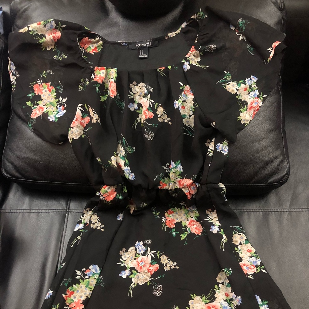Floral Short Dress